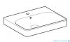 Geberit Smyle Square Umywalka 60x48cm KeraTect 500.229.01.8